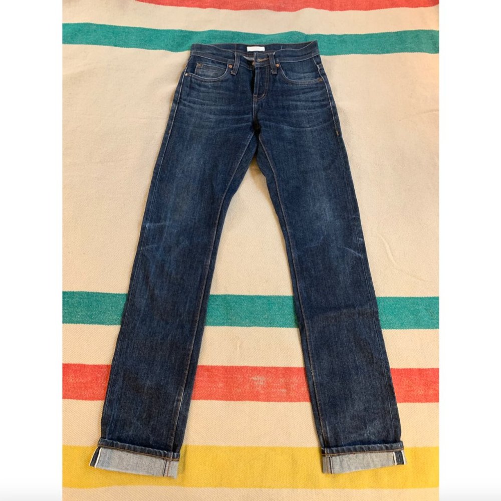 Unbranded Brand UB101 Skinny Selvedge Jeans